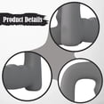 thumbnail image 6 of lacooooppia Dumbbells Pair D Grip Ergonomic Hand Weights Nonslip Cast Iron Portable Sports Equipment for Men Women Lady Girls Suitable for Home Gym Exercise Workout Strength Building Gray 1KG, 6 of 8