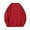 Red, variant on Mens Sweatshirts Spring Fall Fleece Lined Long Sleeve Tops Casual Round Neck Jackets Solid Color Pullover Comfortable Sports Sweatshirt Loose Plain Sweaters Workwear