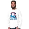 thumbnail image 5 of Retro Smurf University Graduate Long Sleeve TShirt Men Women Brisco Brands S, 5 of 6