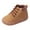 Brown, variant on Otqutp Little Kid Breathable Sneakers Summer Children Toddler Shoes Boys and Girls Sports Shoes Flat Bottom Non Slip Round Toe High Top Shoes