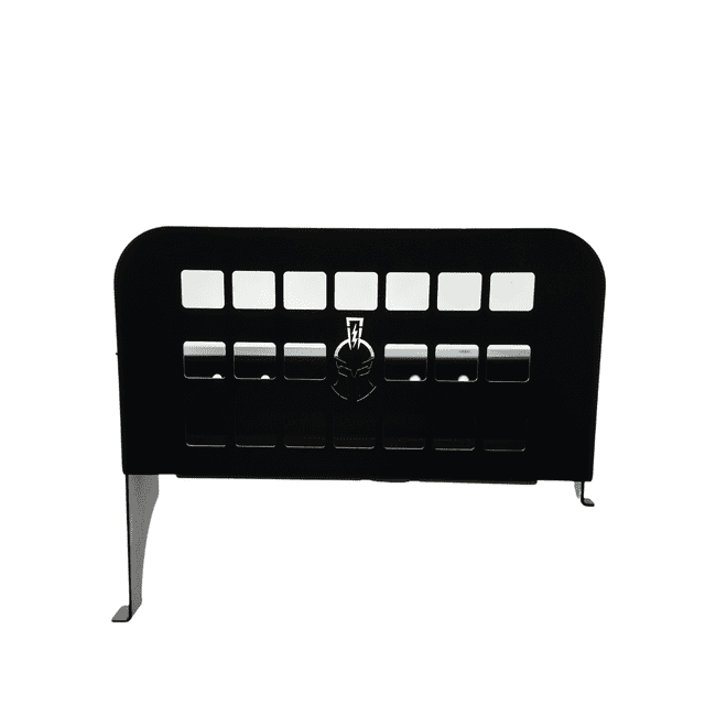 Thor s Lightning Air Systems Air Compressor Mounting Kit JKMNT001D Refuge MOLLE; Cargo Area Driver Side Mount; Powder Coated Black Steel; Also Works With Tuffy Storage Boxes