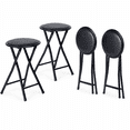 thumbnail image 2 of Homy Casa 5-Piece Folding Table and 4 Padded Seat Folding Chairs, Black, 2 of 3