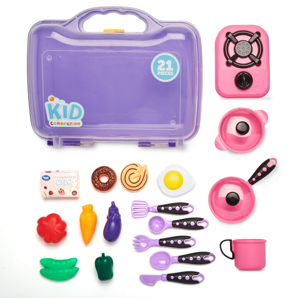 Kid Connection Kitchen Play Set, 21 Pieces