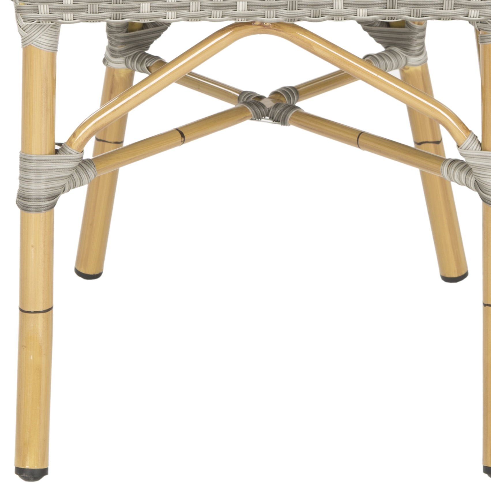 Safavieh Barrow Outdoor Patio Stacking Chair, Set of 2 - Grey