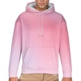 thumbnail image 2 of Yuyuzo Hoodies for Men Plus Size Casual Loose Pullover Tops Gradient Color Sweatshirts with Pocket, 2 of 4