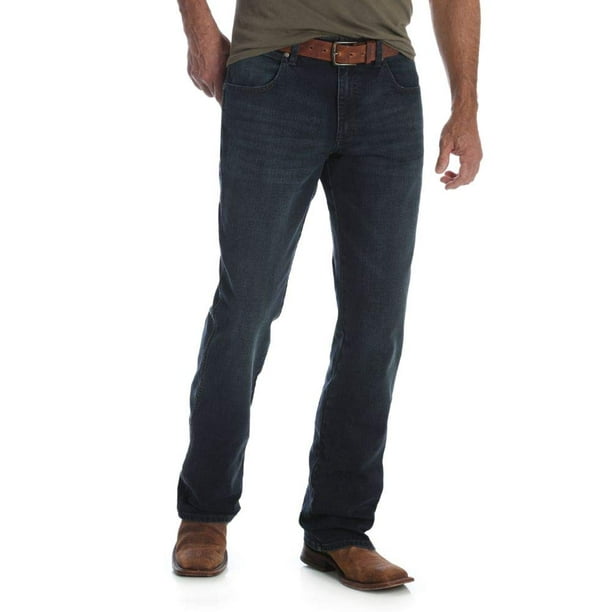 Mens Jeans 35x34 Relaxed Fit Boot Cut Retro Stretch 35 - Walmart.com ...
