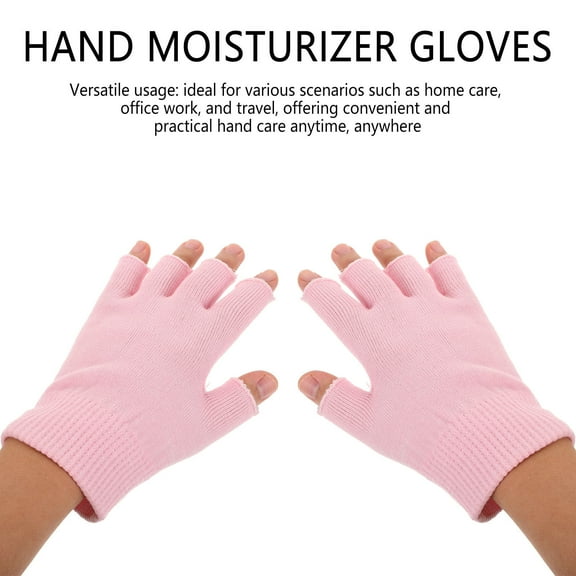 OFFIGAM Gel Lined Moisturizing Hand Gloves with Touchscreen Compatibility for Home Use, , Size 1 Pair