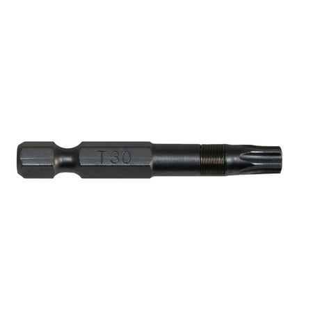 

T30 (T-30) Torx/Star Driver Bit - High Quality Color Coded T30 Torx/Star Drive Quick Change Shank Bit for Screws and Fasteners Requiring T30 (T-30) Size Bits