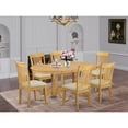 thumbnail image 4 of East West Furniture Dining Room Set Oak, VAPO7-OAK-C, 4 of 4