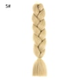 thumbnail image 2 of Trayknick Solid Color Synthetic Hair Extensions African Braids Crochet Braiding Ponytail 5, 2 of 13