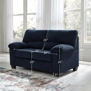 Signature Design by Ashley Furniture SimpleJoy Navy Loveseat