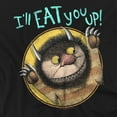 thumbnail image 3 of Where The Wild Things Are Eat Kids T Shirt (X-Large) for Youth Toddler Boys and Girls, Black, 3 of 5