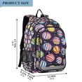 thumbnail image 2 of FORMRS School Backpack 17" Student Travel Bag with Laptop Compartment, Colorful Candies, 2 of 7
