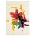 thumbnail image 1 of Linon Marisol Brushstroke Power Loomed Polypropylene 5'x7'6" Rug in Multi-Color, 1 of 3