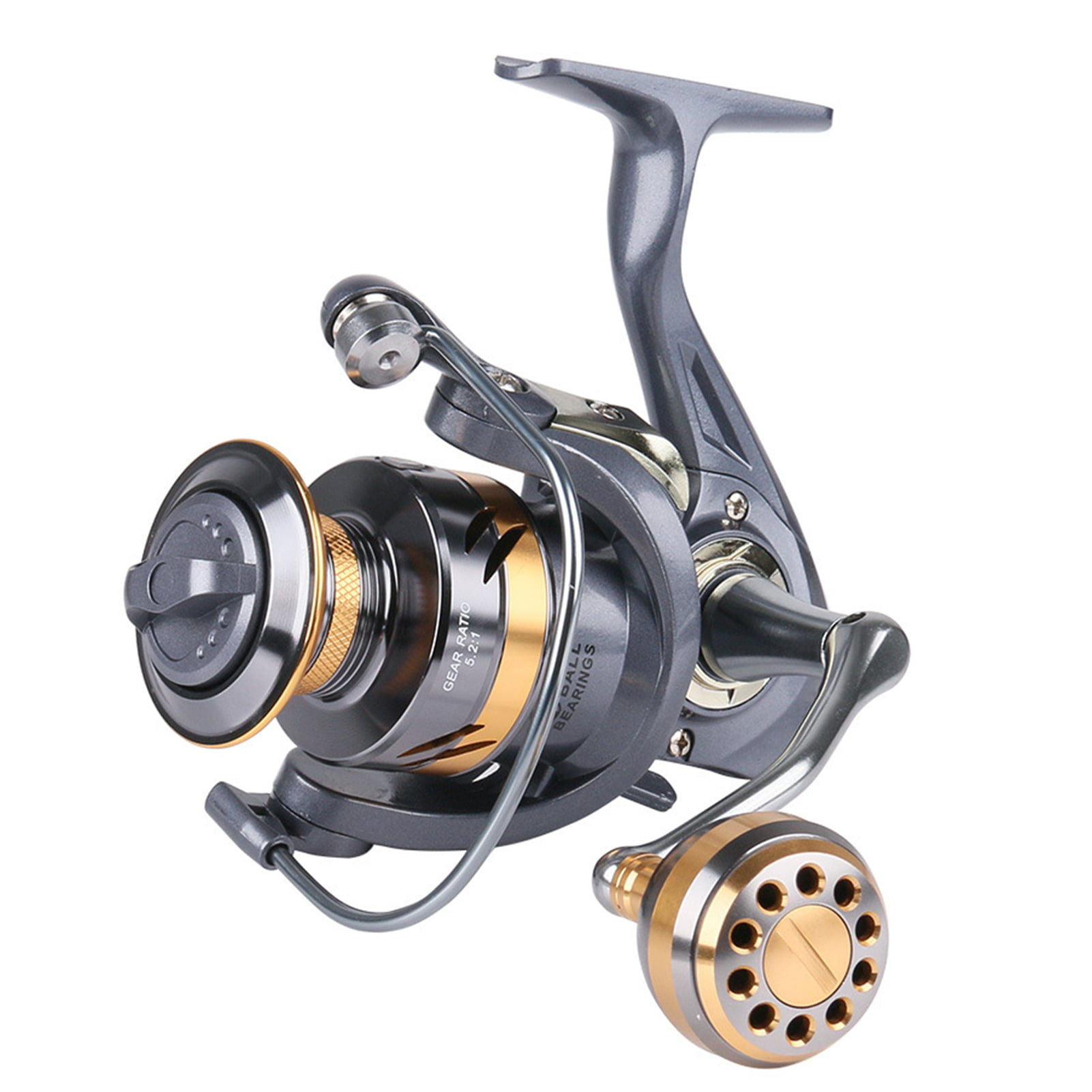 Aluminum Spool Fishing Reel 29-50lb Spinning Wheel 13+1 BB 