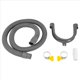 thumbnail image 2 of Juego de Extensión Manguera Desagüe Lavadora Universal 1M, Incluye Conector Soporte y Abrazaderas Mangueras Drenaje, 2 of 9