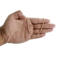thumbnail image 2 of 10k Yellow Gold Moon Cut Style Link New Solid Chain Necklace (3mm) 24", 2 of 5