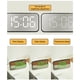 thumbnail image 5 of Reloj despertador LED Advancent 12H/24H Termómetro digital ajustable verde, 5 of 6