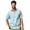 Blue, variant on Authentics mens Short Sleeve Classic Woven Shirt, Sea Spray Chambray, Large US
