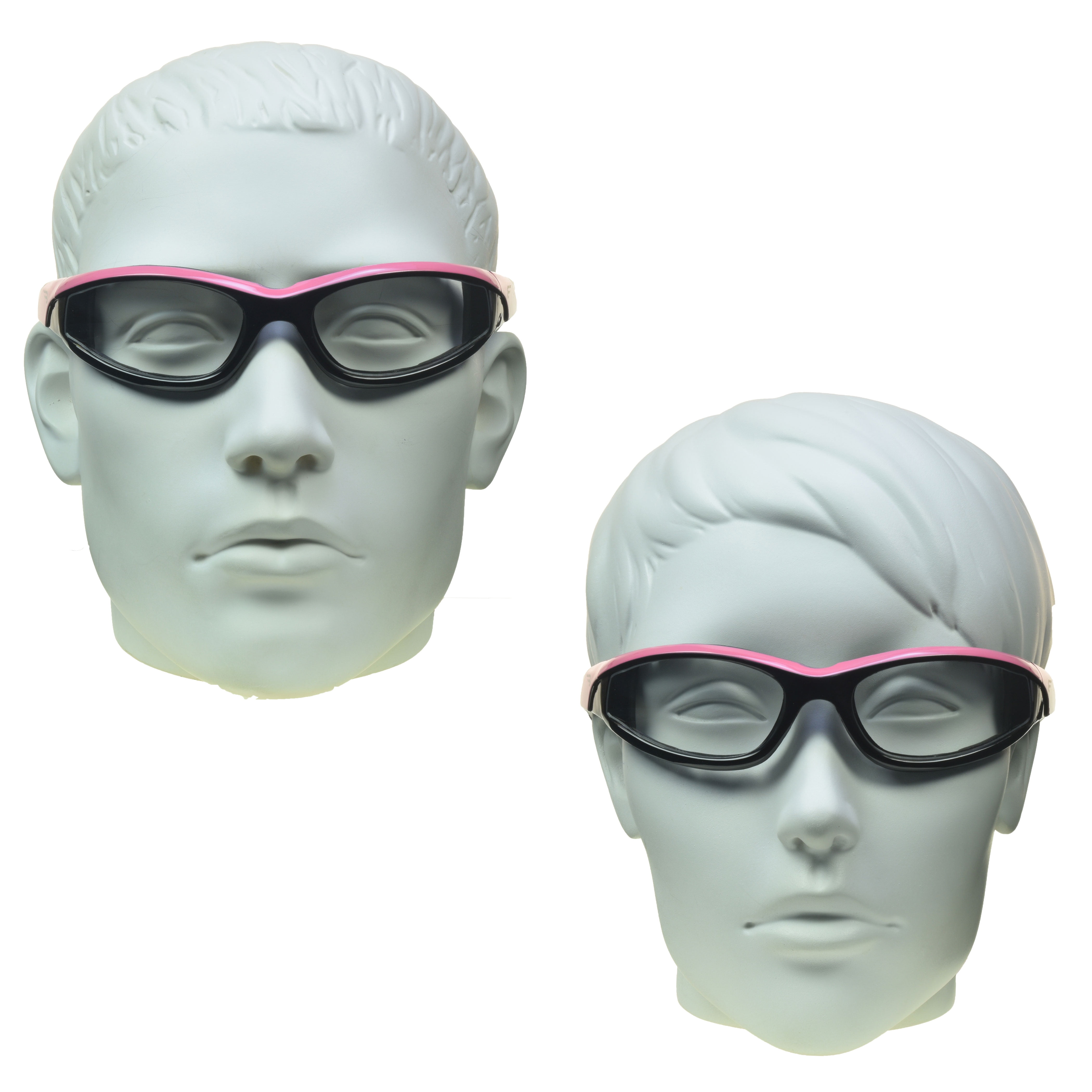 Bikershades Motorcycle Biker Night Safety Glasses Pink Women Clear & Yellow