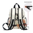 thumbnail image 5 of FORMRS School Backpack with Front Zippered Pocket 12" Elementary Student Travel Daypack, Gray Cartoon Halloween Cat, 5 of 6