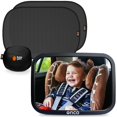 thumbnail image 1 of Onco Baby - Juego de cortinas para espejo de coche y ventana de coche (18.9 x 12 pulgadas), visualiz, 1 of 7