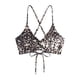 thumbnail image 2 of Top de bikini ZAFUL Twist Cross Push-up acolchado Leopard S para mujer, 2 of 4