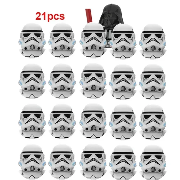 Juguetes calientes 21 piezas nuevos bloques de Star Wars Doomsday Commander Soldies 501st Legion Trooper bloques compatibles Rex Brick Wars figuras de juguete