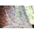 thumbnail image 2 of Damask Tulle Curtains with Rod Pocket, Blooming Flower Bouquets with Leaves in Contrasting Colors Bridal Composition, Sheer Drape for Wedding Party 2 Panels, 7 Sizes, Dark Taupe White, by Ambesonne, 2 of 3