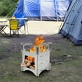 thumbnail image 5 of HIBIBUD 2026 New Portable Stainless Steel Folding Wood Burning Stove Mini Cooker for Outdoor Camping Travel Hiking Picnic for Backpacking Survival Fishing Beach, 5 of 6