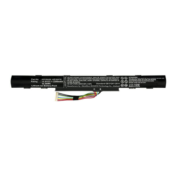 impose Engage Therefore Synergy Digital Laptop Battery, Compatible with Acer Aspire E5-575G-79SA  Laptop, (Li-ion, 14.8V, 2200mAh) Ultra High Capacity, Replacement for Acer  AS16A5K Battery - Walmart.com