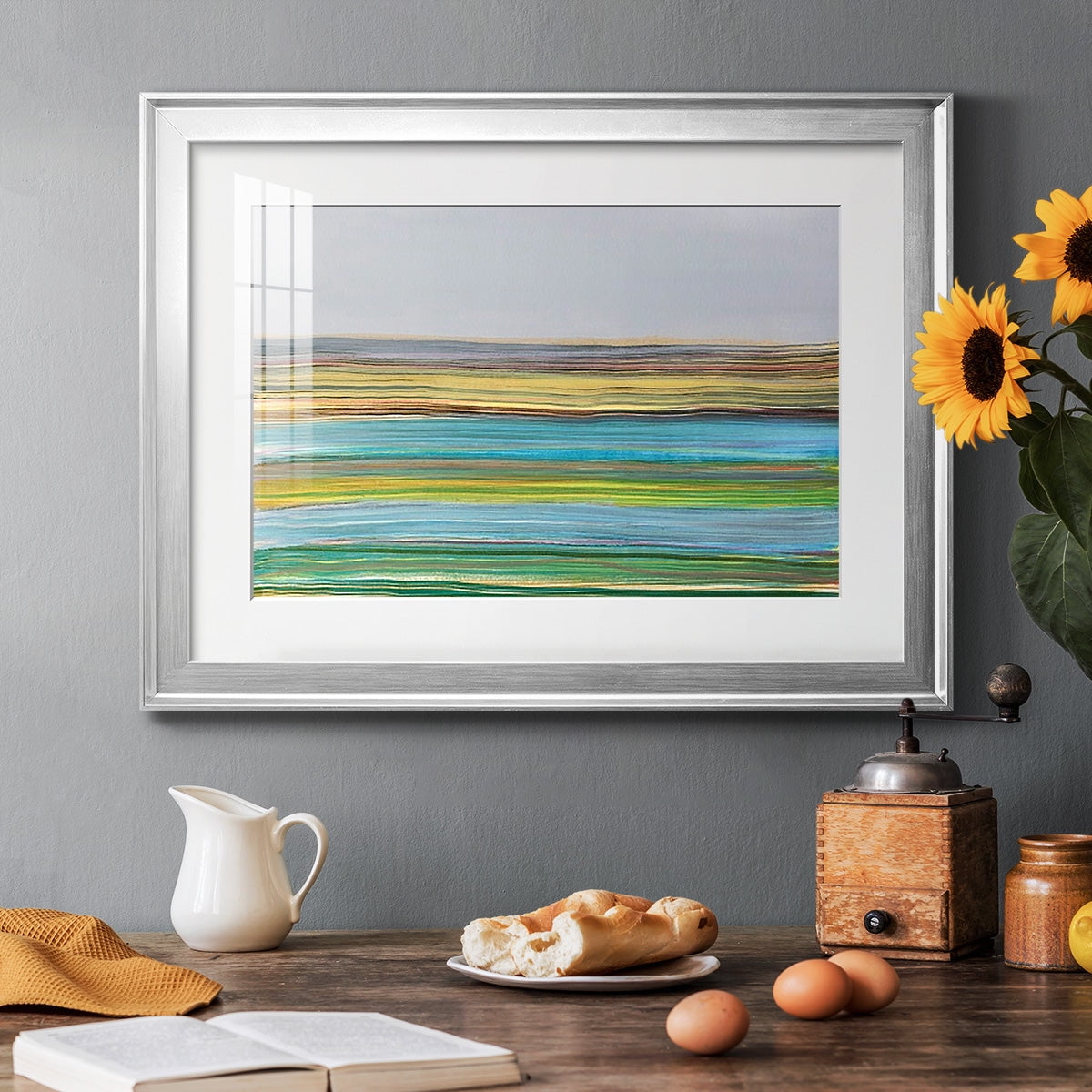 Parallel Striae I Premium Framed Print - Ready to Hang