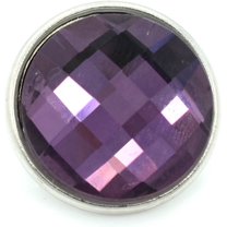 Choose Color | Faceted Snap Jewelry Ginger Charm Button, For Interchangeable DIY Customizable Accessories