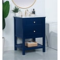 thumbnail image 2 of 24 inch single bathroom vanity in Blue, 2 of 8