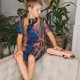 thumbnail image 4 of Fotbe Neon Rabbit In Archway Pijama Estampada de 2 Piezas para Niños – Ropa de Dormir de Manga Corta Cómoda para Niños y Niñas, Camiseta y Shorts de Algodón-Medium, 4 of 6