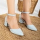 thumbnail image 2 of Marcelle - Zapatos de novia de ante azul bebé azul cielo 26 CM, 2 of 4