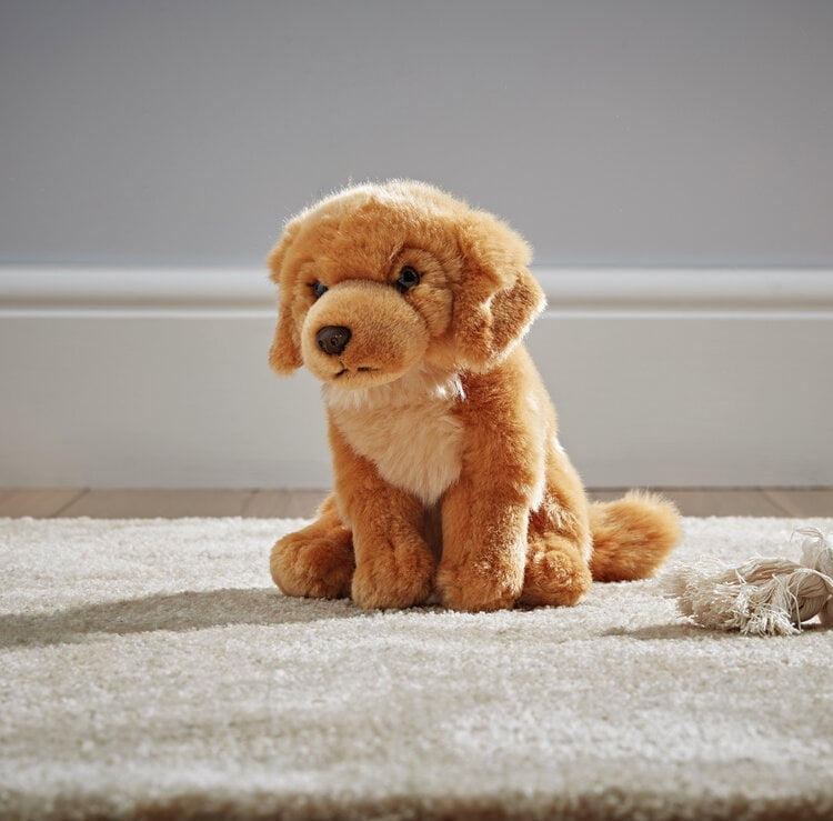 living nature golden retriever soft toy