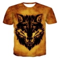 thumbnail image 3 of ICHUANYI Clearance Men Short-Sleeved Printed Color Buttons Fashion Cardigan Casual T-Shirt Tops(Yellow, XXXXL) Ichuanyi Ichuanyi, 3 of 4