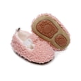 thumbnail image 5 of MHZLDYZ Girls Shoes Infant Baby Boys Girls Casual Single Shoes Plush Cotton First Walkers Shoes Ten Little Shoes Shoes for Toddler Girls Toddler Slip On Shoes(Pink,One Size), 5 of 6