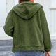 thumbnail image 4 of Chaquetas y abrigos casuales de manga larga con capucha para mujer, con capucha, de un solo pecho, de manga larga, de color liso, de felpa de doble cara, chaqueta casual de manga larga con capucha, su, 4 of 7