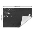 thumbnail image 3 of ZNDUO Placemats, 6 PCS Heat Resistant Stain Resistant Woven PVC Insulation Placemats, Durable Washable Elegant Table Mats for Dining-Gray Circuit, 18"x12", 3 of 6