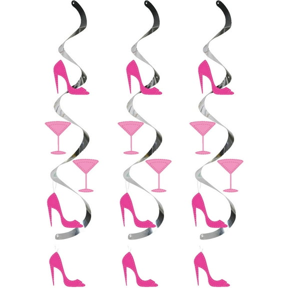 Martinis and Heels Dizzy Danglers, 5-Pack