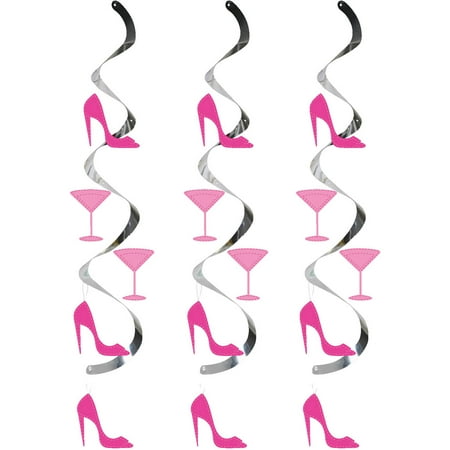 Martinis and Heels Dizzy Danglers, 5-Pack