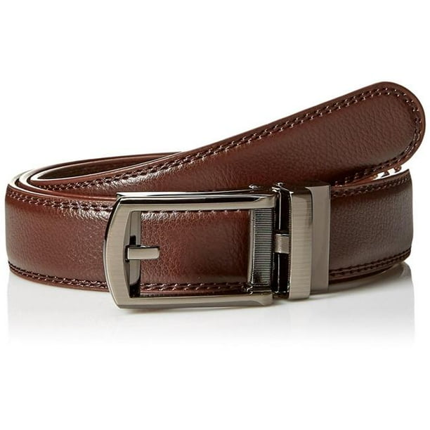 As Seen on TV Comfort Click Men's Adjustable Belt, Brown Walmart