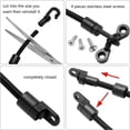 thumbnail image 3 of CEORPER Elastics Cord Mounting Canoes Bungees Hook Lashing Shock Cord Hook Bungees Hook for Marine Activity, 3 of 9