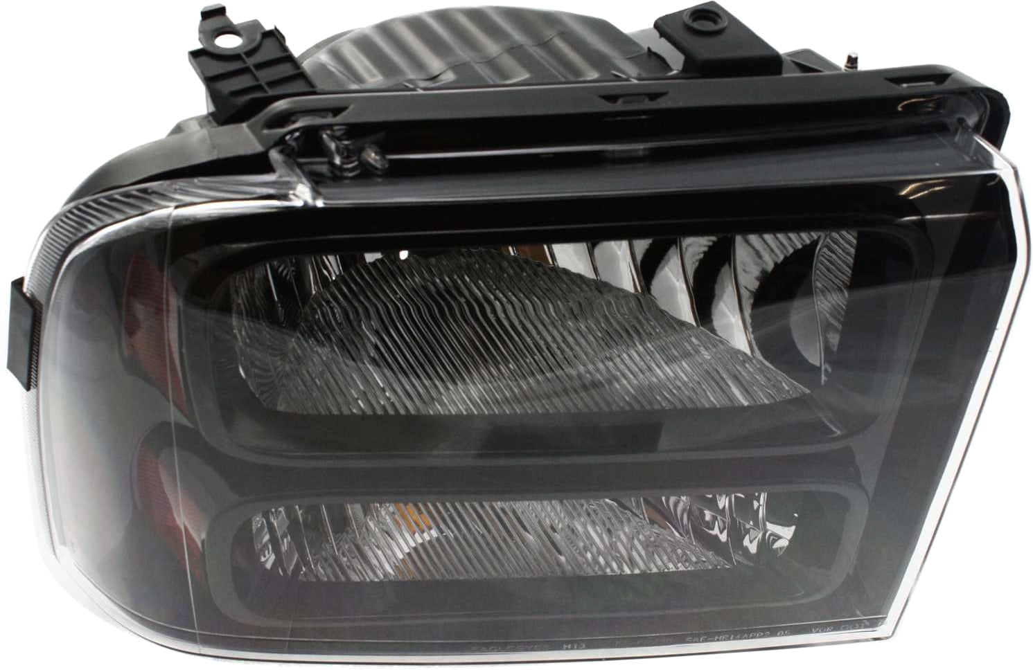 Headlight Compatible With 2005-2007 Ford F-250 Super Duty F-350 Right Passenger Halogen With bulb(s)