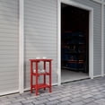 thumbnail image 2 of Wildridge Classic 3-Shelf Side Table, Cardinal Red - Outdoor Weather Resistant Recycled Plastic Furniture for Patio, 2 of 4