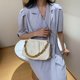 thumbnail image 3 of Sywqhk Bolso De Hombro Plisado Para Mujer Totes De Cadena Bolso De Mensajero En La Nube De Pu (Blanco) Sywqhk Para estrenar, 3 of 6