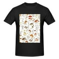thumbnail image 4 of Bingfone Mushrooms And Butterflies Men'S Loose Fit Short-Sleeve Pocket T-Shirt, 4 of 7