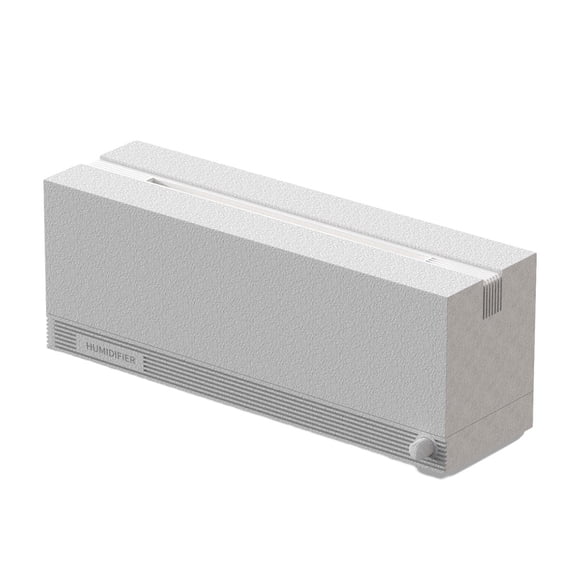 Naiovety Difusor de llama con forma de chimenea, siete lámparas cambiantes de color, aceites esenciales para difusores para el hogar Electrodomésticos blanco rectangular